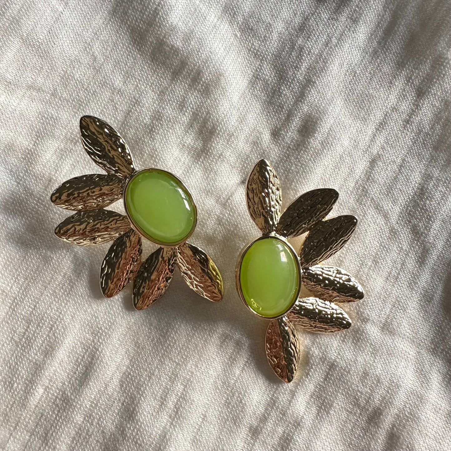 Pendientes fiesta essencia oliva 🫒