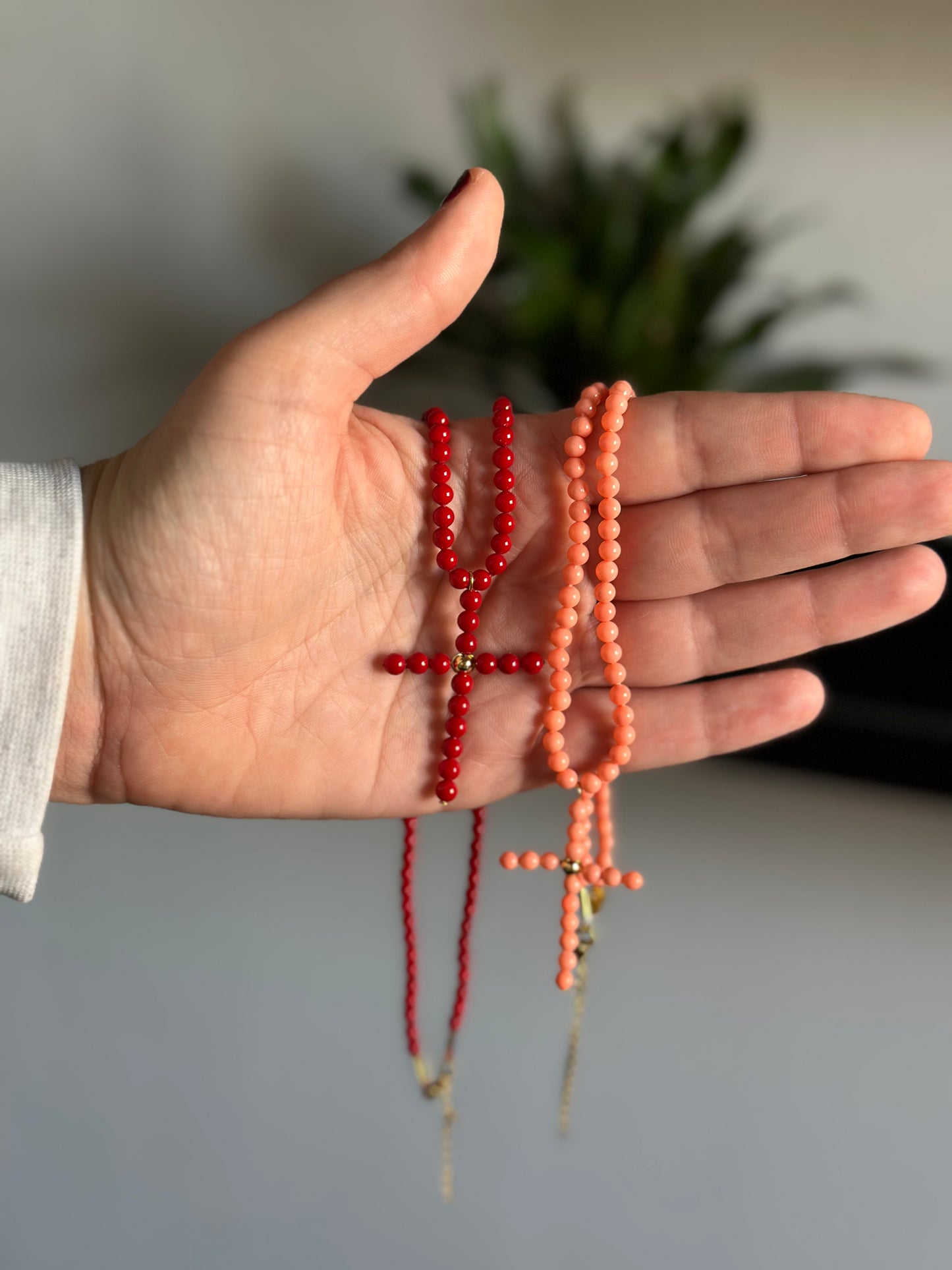 Drop collar cruz coral