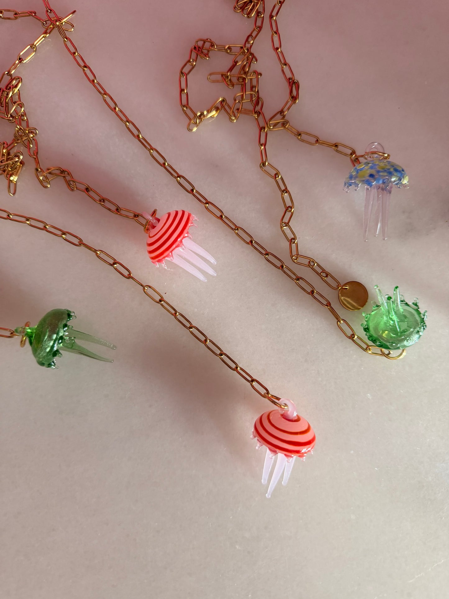 Drop collar medusa murano