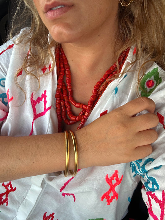 Drop brazalete dorado