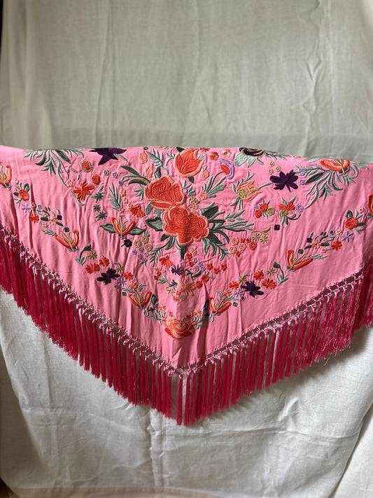 Mantón rosa