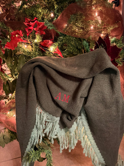 Poncho personalizable iniciales