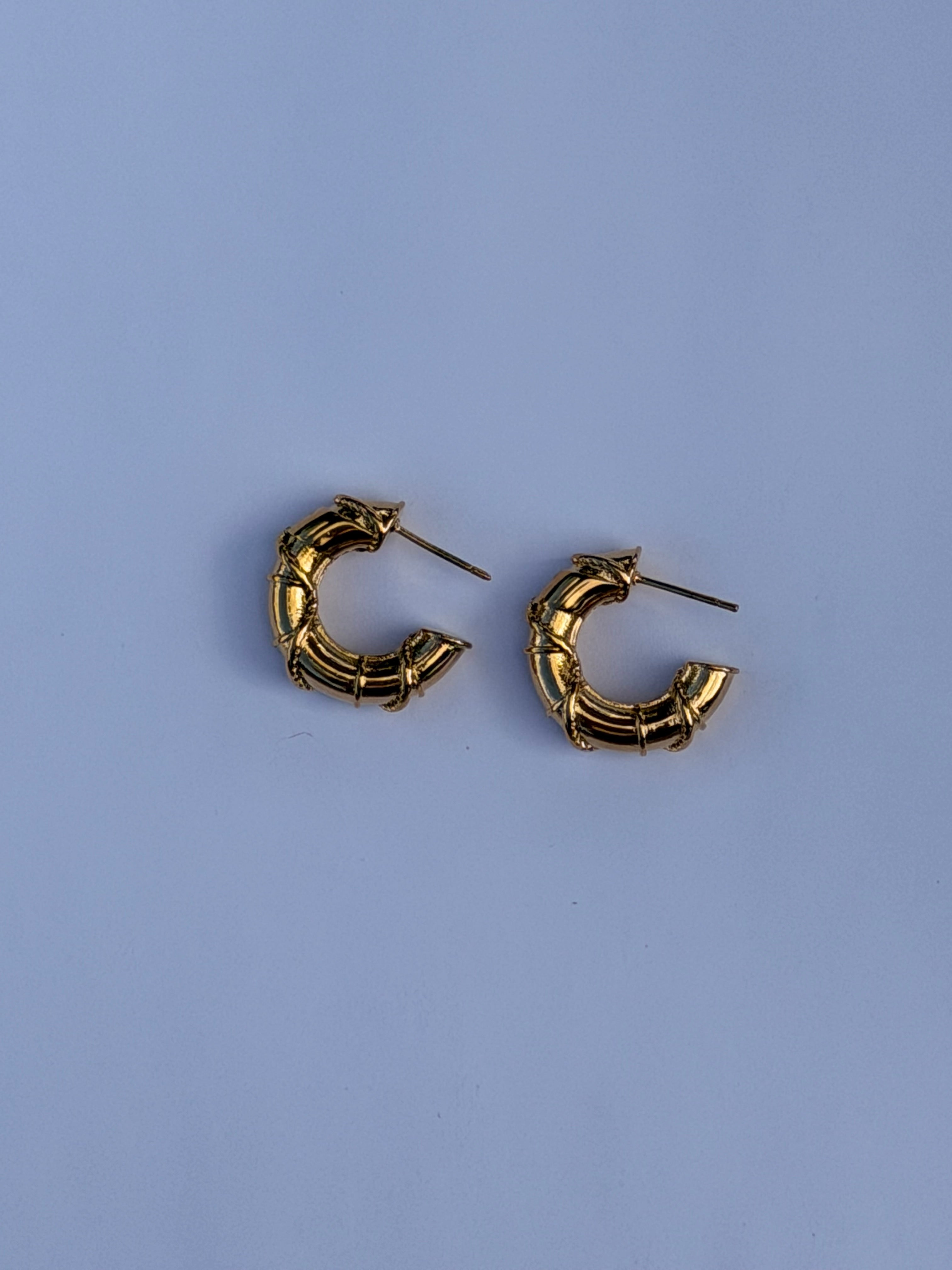 Pendientes aros minis inox