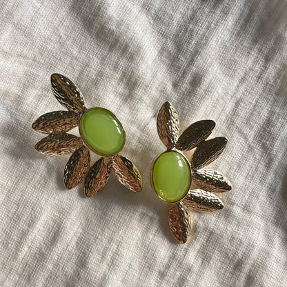 Pendientes fiesta essencia oliva 🫒