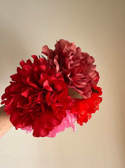 Flor rosa roja