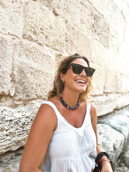 Drop choker piedras naturales