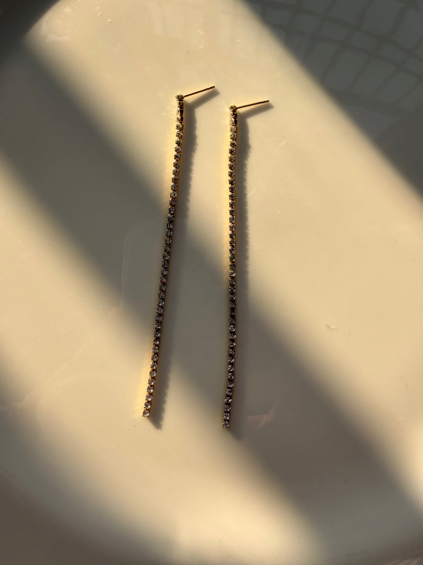 Drop pendientes largos círconitas