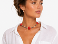 Collar cangrejo piedras naturales