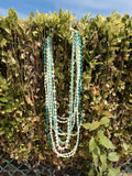 Collar multivuelta verde