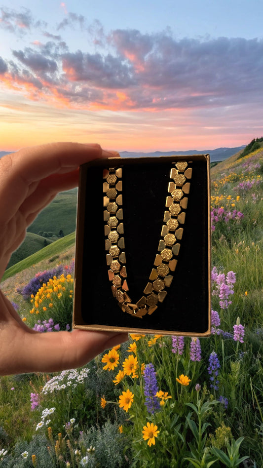 Drop choker cocodrilo