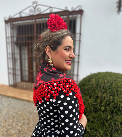 Flor clavel rojo