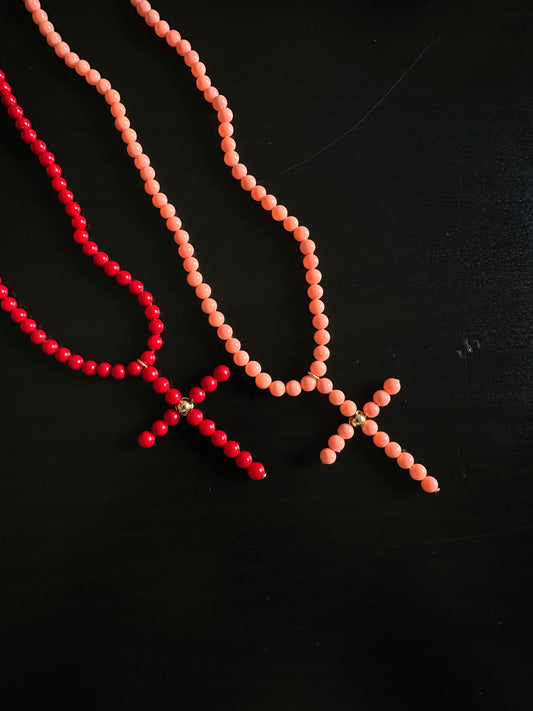 Drop collar cruz coral