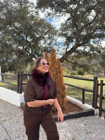 Bomber de seda 2 colores