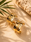 Pendientes aros Marea inox