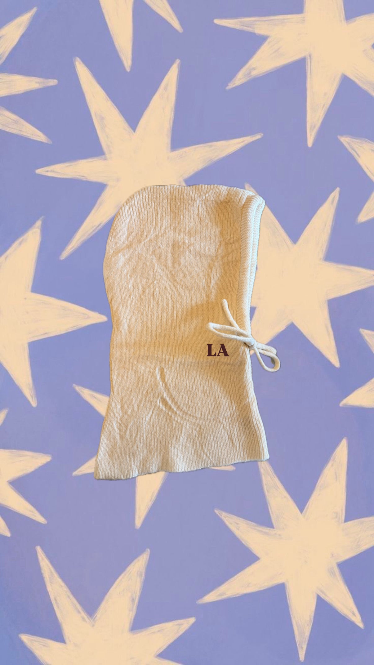 Balaclava personalizable iniciales