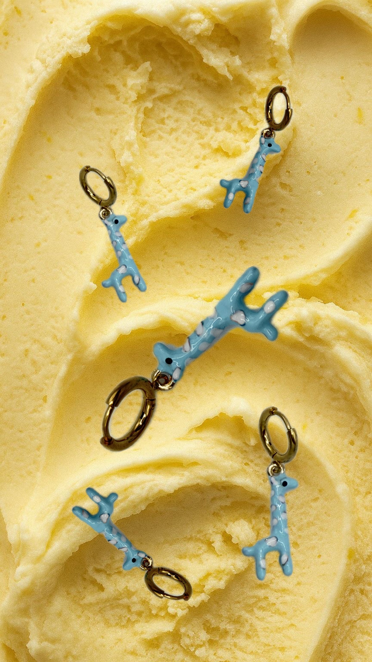 Mini jirafa azul