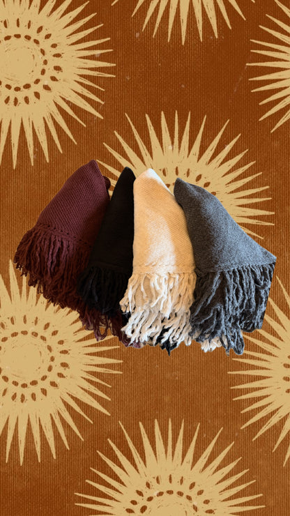 Poncho personalizable iniciales