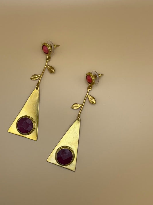 Drop triangle red